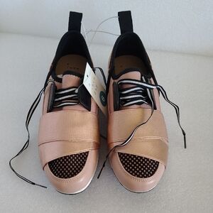 Size 6 A New Day Casual Shoes In Black & Rose Gold NWT